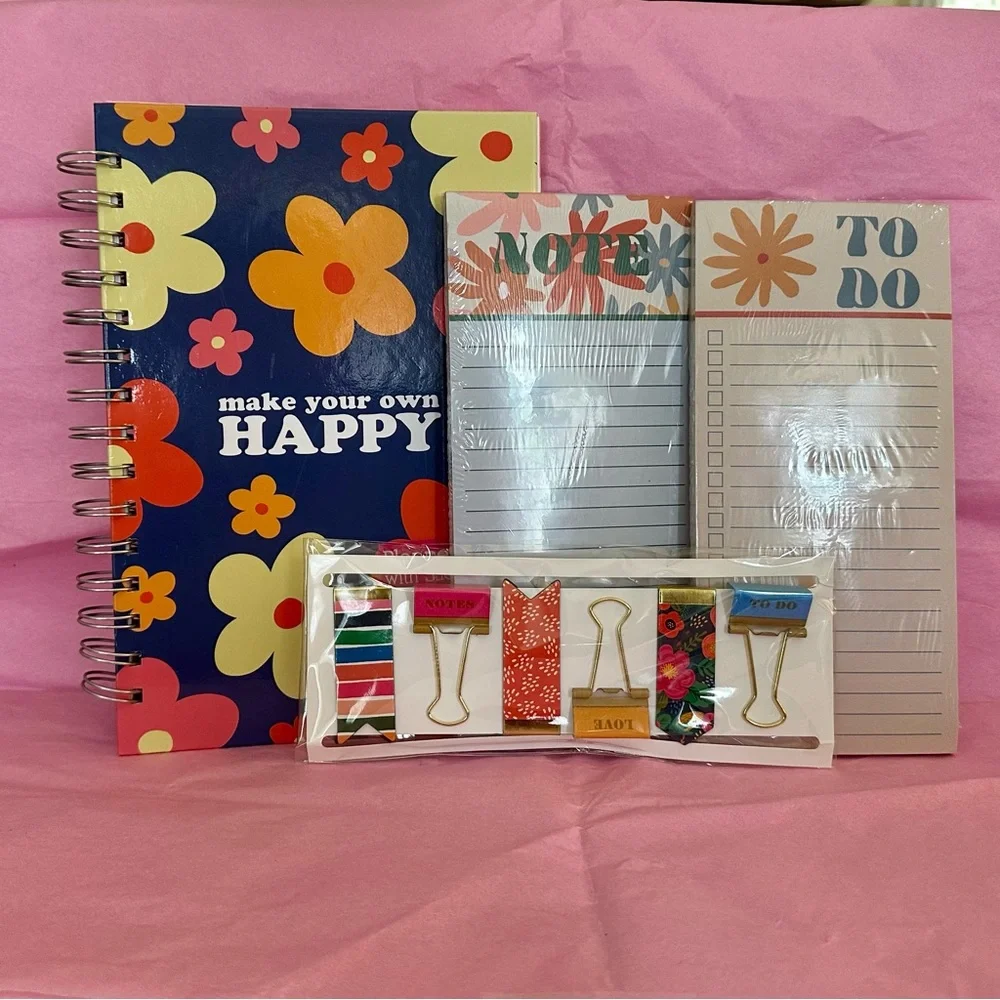 Four Piece Desk Set Agenda/Planner